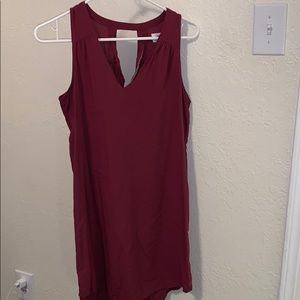 Maroon Dress